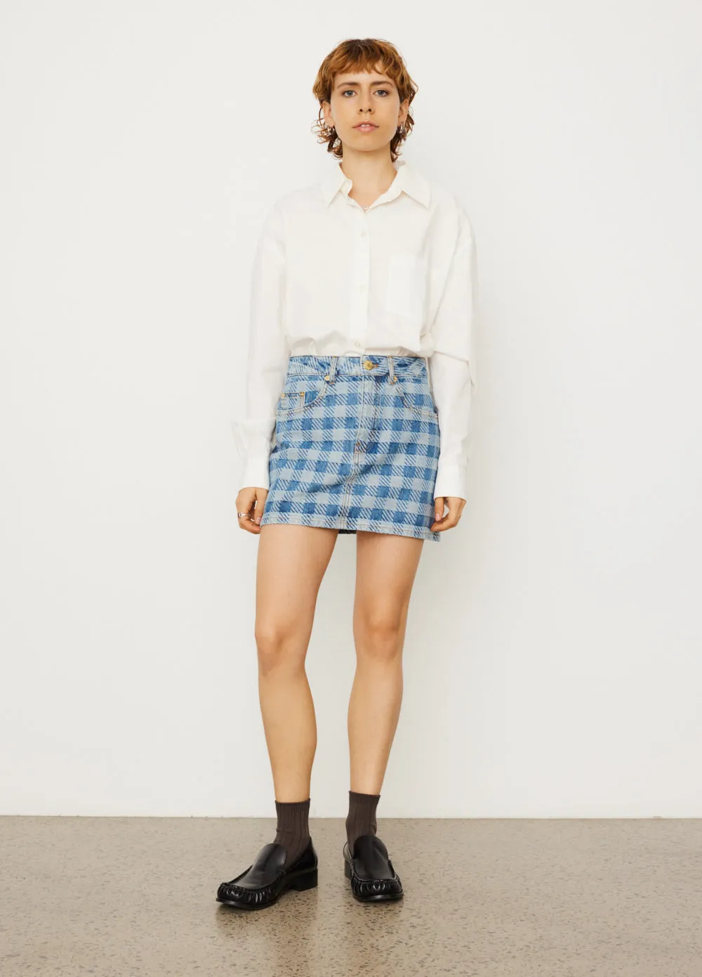 5 Pockets Mini Skirt