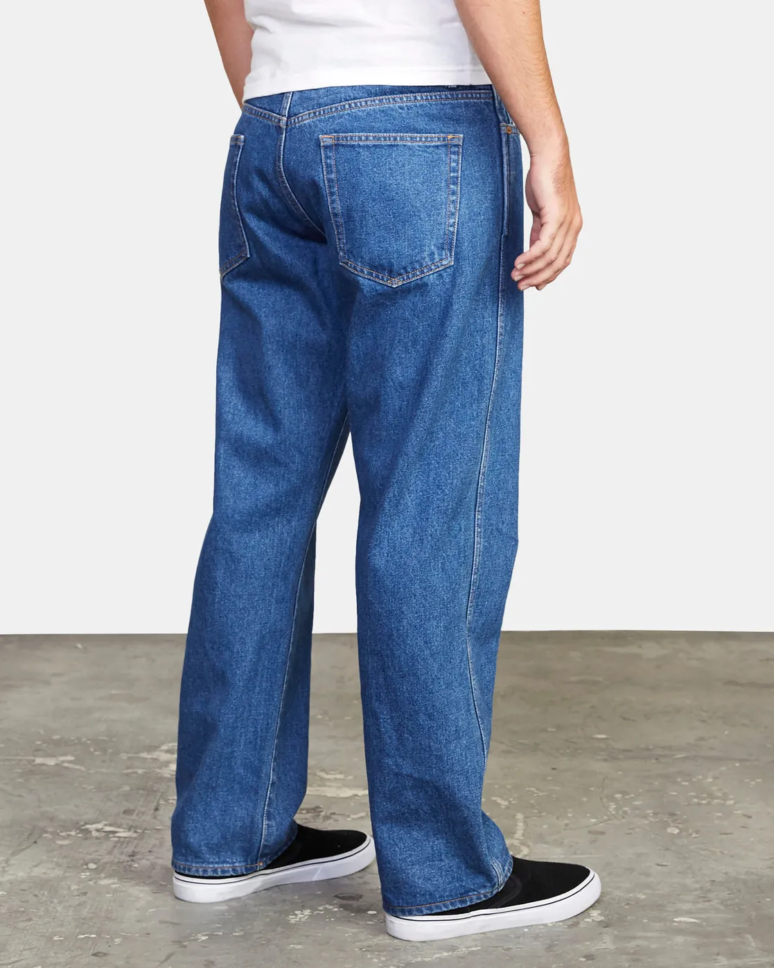 Americana Relaxed Fit Denim Jeans - Blue Collar