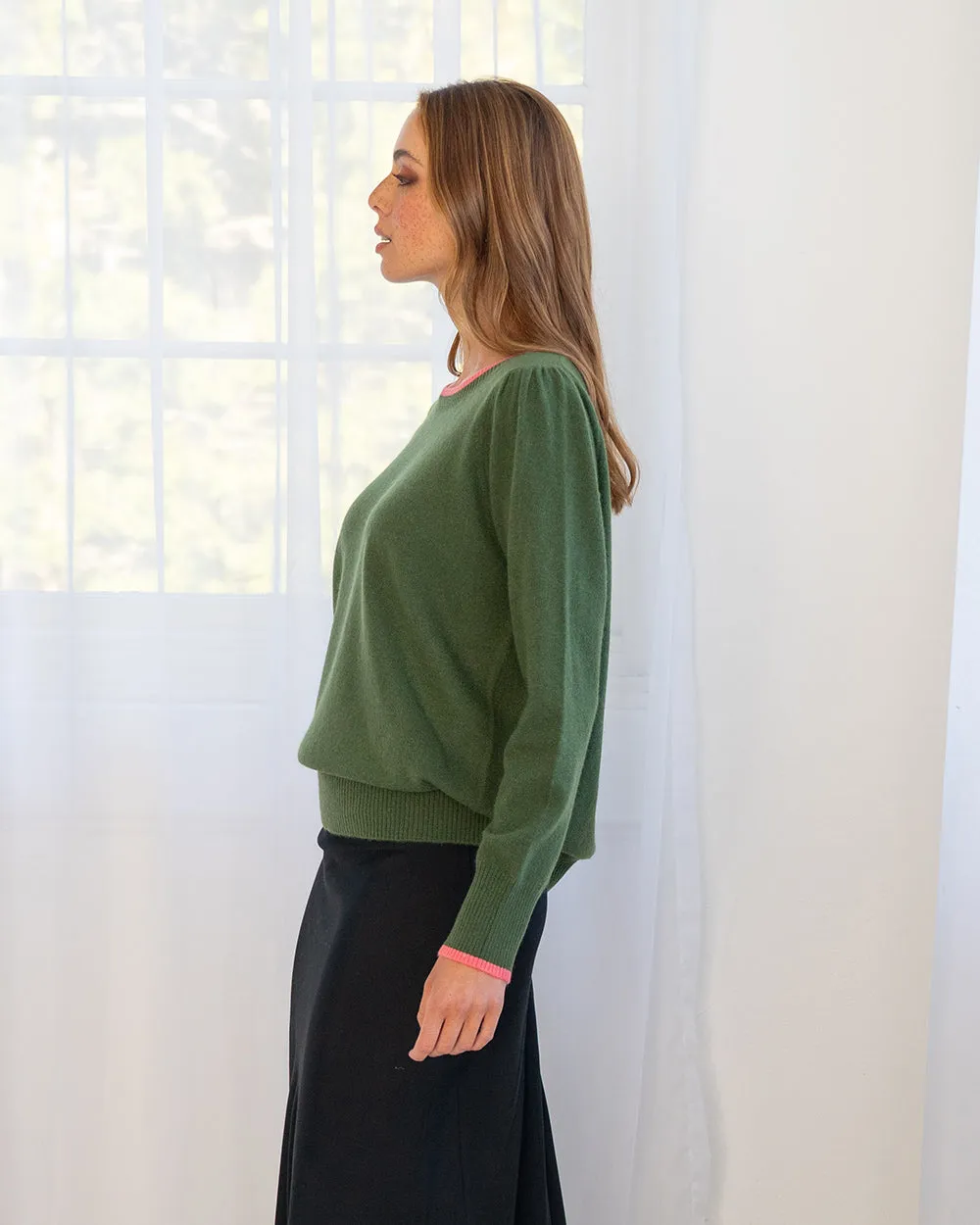 Arlington Milne Cath Cashmere Contrast Knit