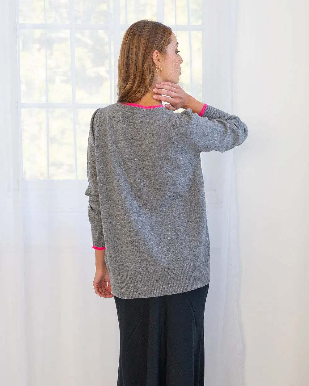 Arlington Milne Cath Cashmere Contrast Knit