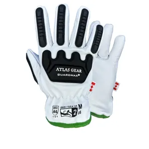 Atlas Gear Leather Cut Level A6 Impact Gloves GuardMax S801