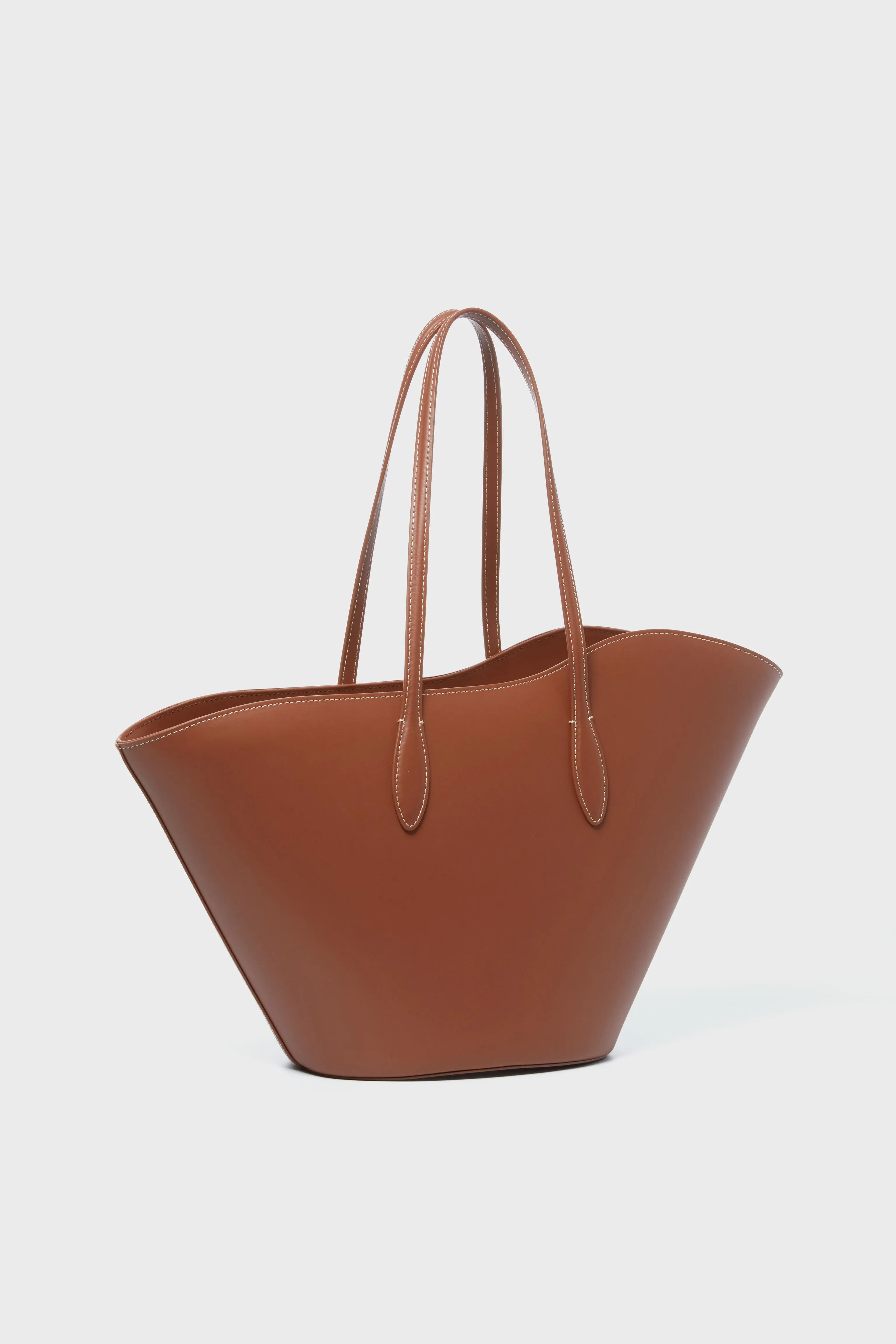 Caramel Medium Tulip Shoulder Bag