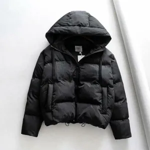 Cotton Padded Jacket Winter Hooded Parkas Woman Warm Down Jacket Large Size Woman Coat Thicken Women Casual Women Puffer Jacket