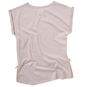 Extra Large - Kayla Side Zip Organic Cotton T-shirt