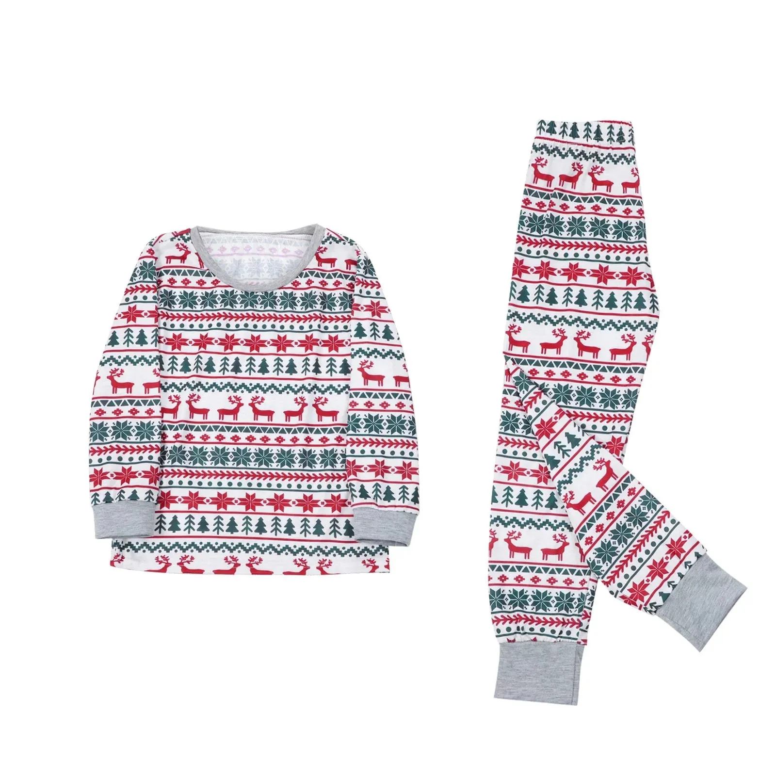 Family Style Winter Reindeer Pajamas