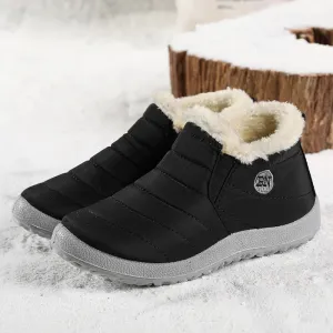 FUNMARS.T Snow Boots for Women – Slip-On Waterproof Ankle Boots with Plush Insole & Warmth for Winter