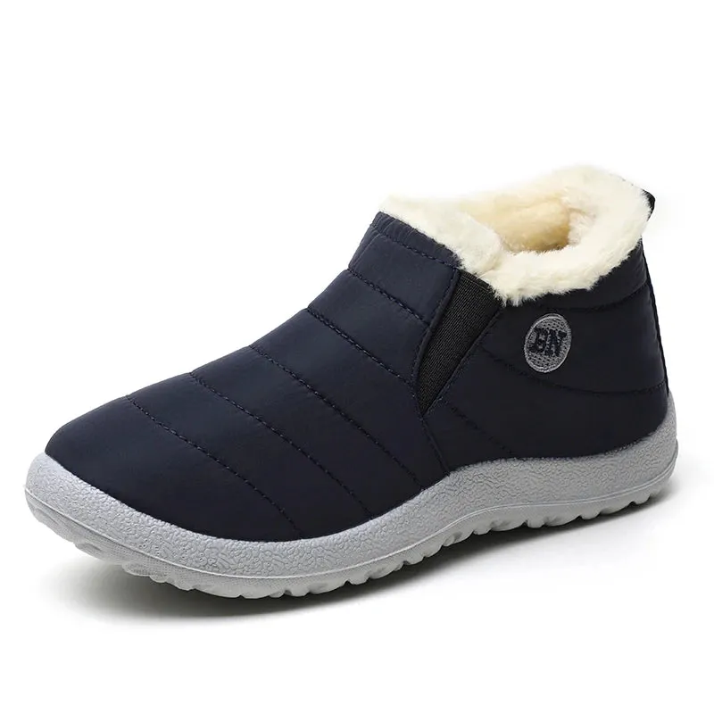 FUNMARS.T Snow Boots for Women – Slip-On Waterproof Ankle Boots with Plush Insole & Warmth for Winter