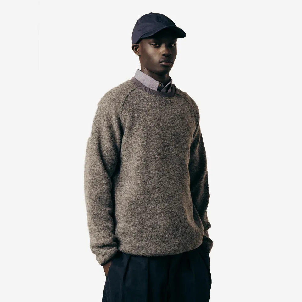 Junction Wool Fleece Sweatshirt - Grey