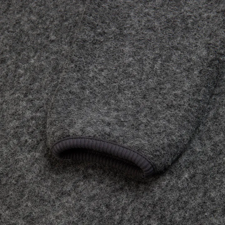 Junction Wool Fleece Sweatshirt - Grey