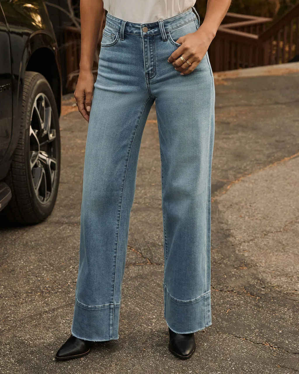 Lauren High Rise Bootcut Jeans