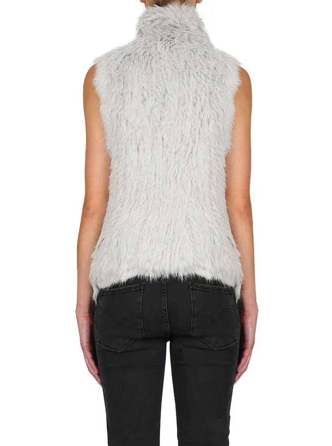 Lush Luxe Vest- Silver Grey