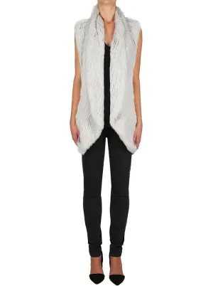 Lush Luxe Vest- Silver Grey