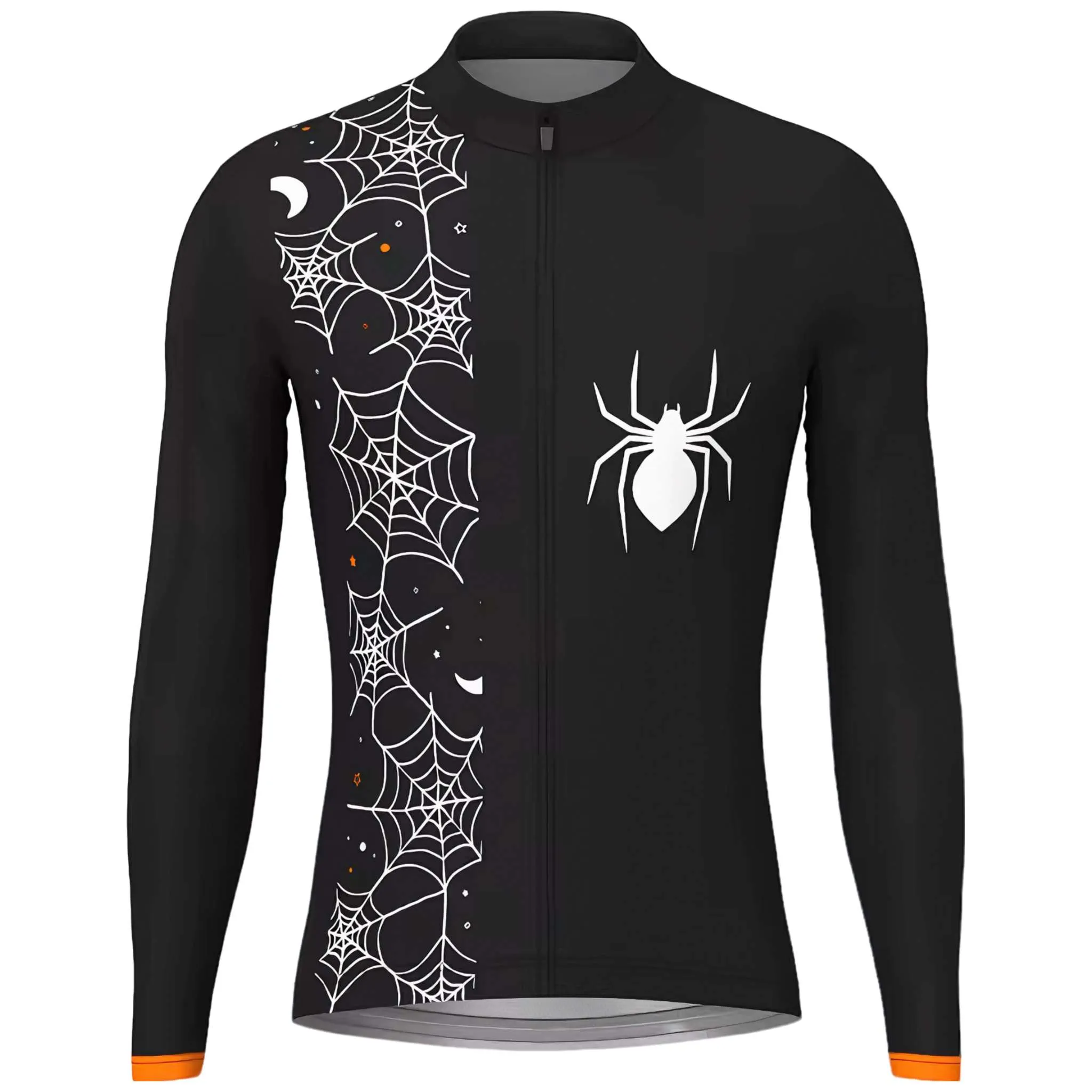 Men's Halloween Thermal Fleece Cycling Jersey - Men's