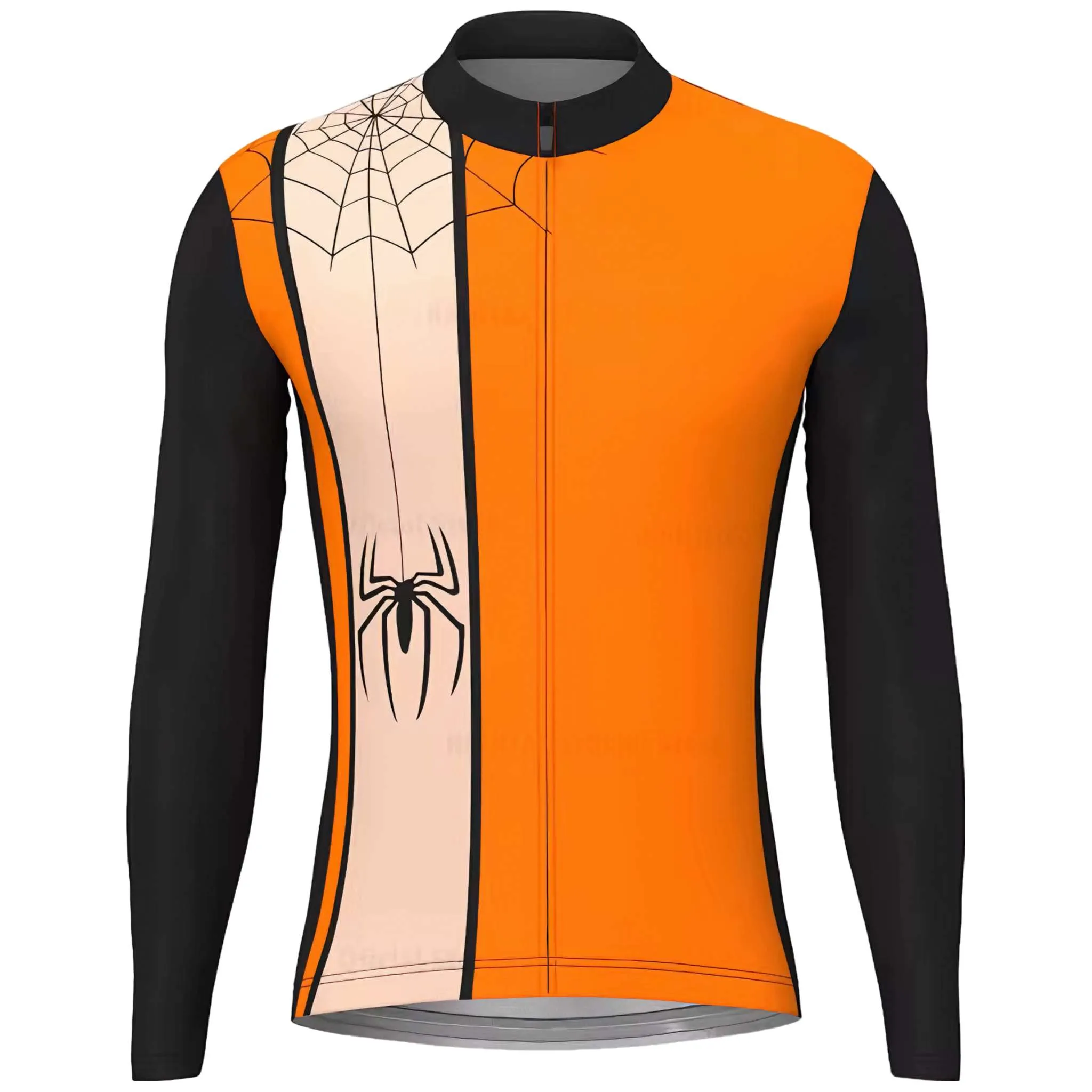 Men's Halloween Thermal Fleece Cycling Jersey - Men's