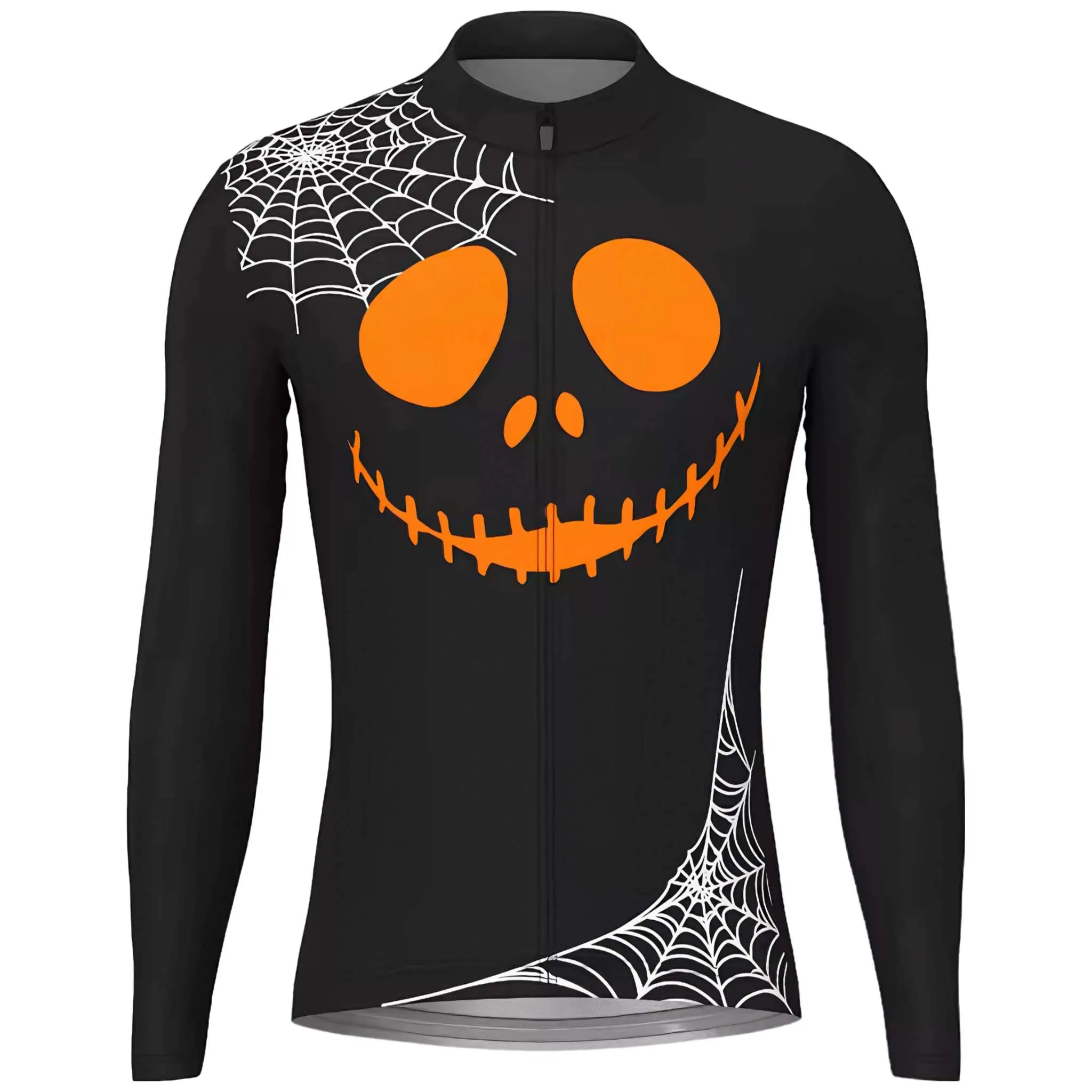 Men's Halloween Thermal Fleece Cycling Jersey - Men's