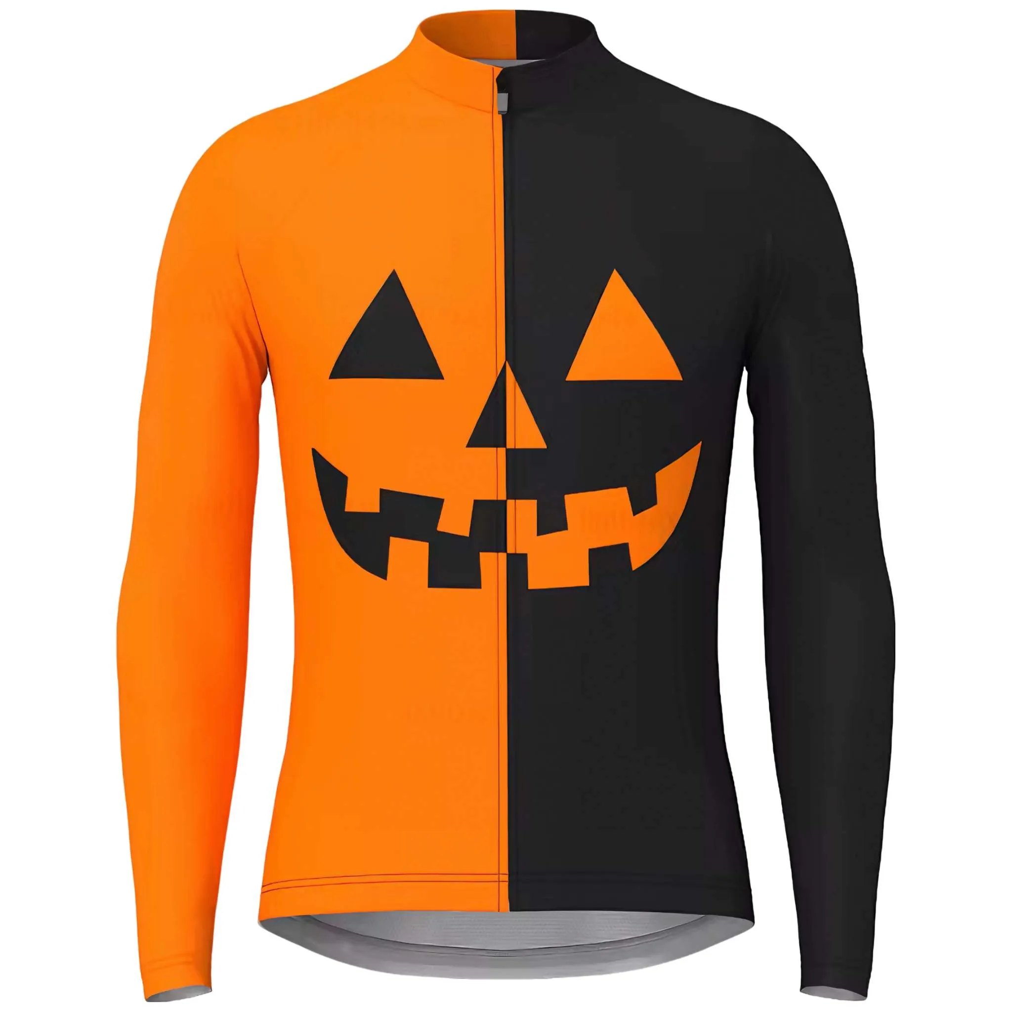 Men's Halloween Thermal Fleece Cycling Jersey - Men's