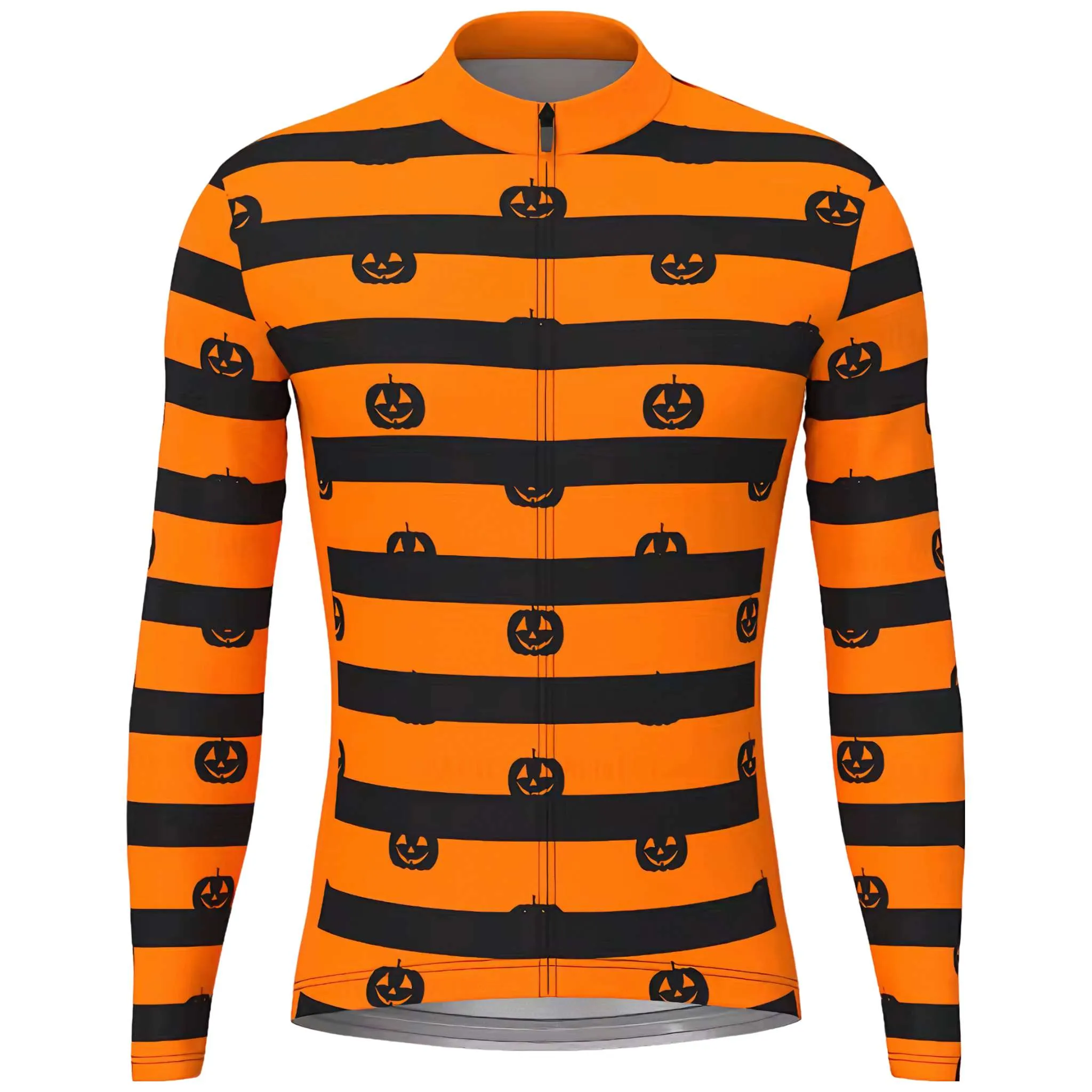 Men's Halloween Thermal Fleece Cycling Jersey - Men's