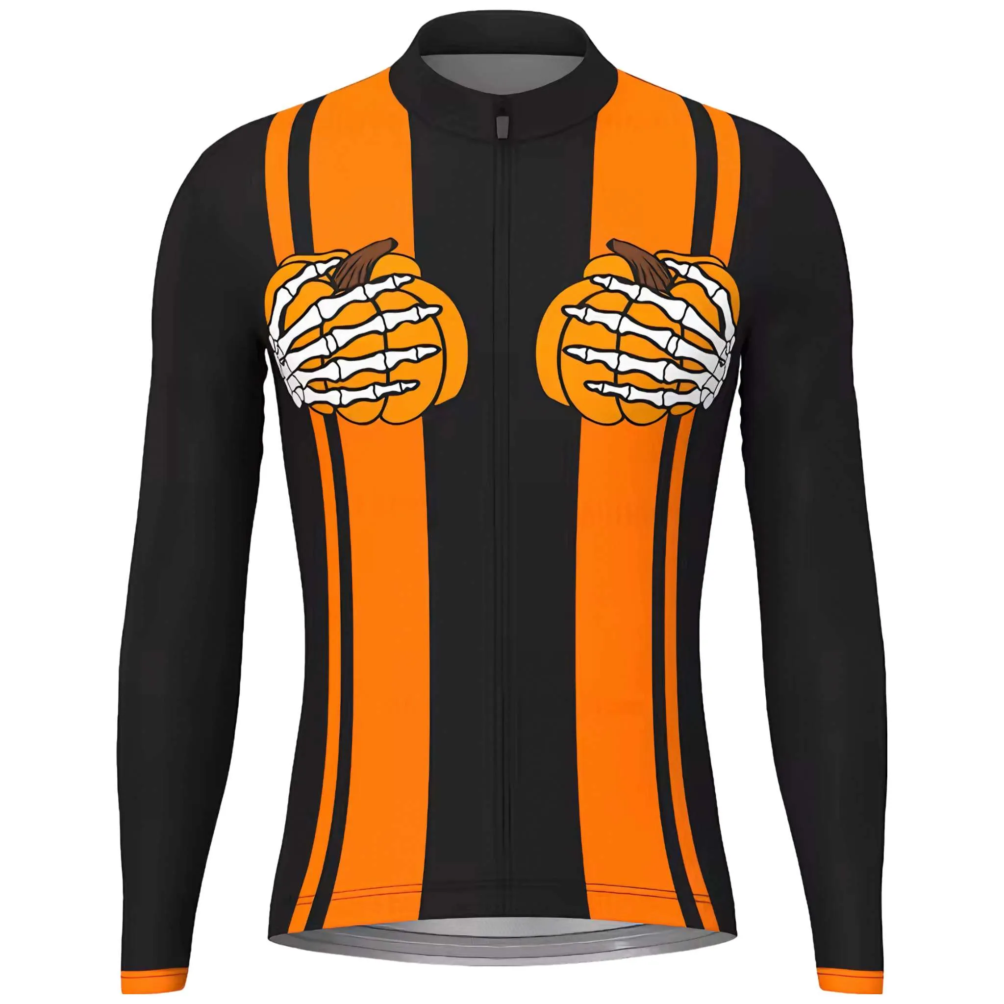 Men's Halloween Thermal Fleece Cycling Jersey - Men's