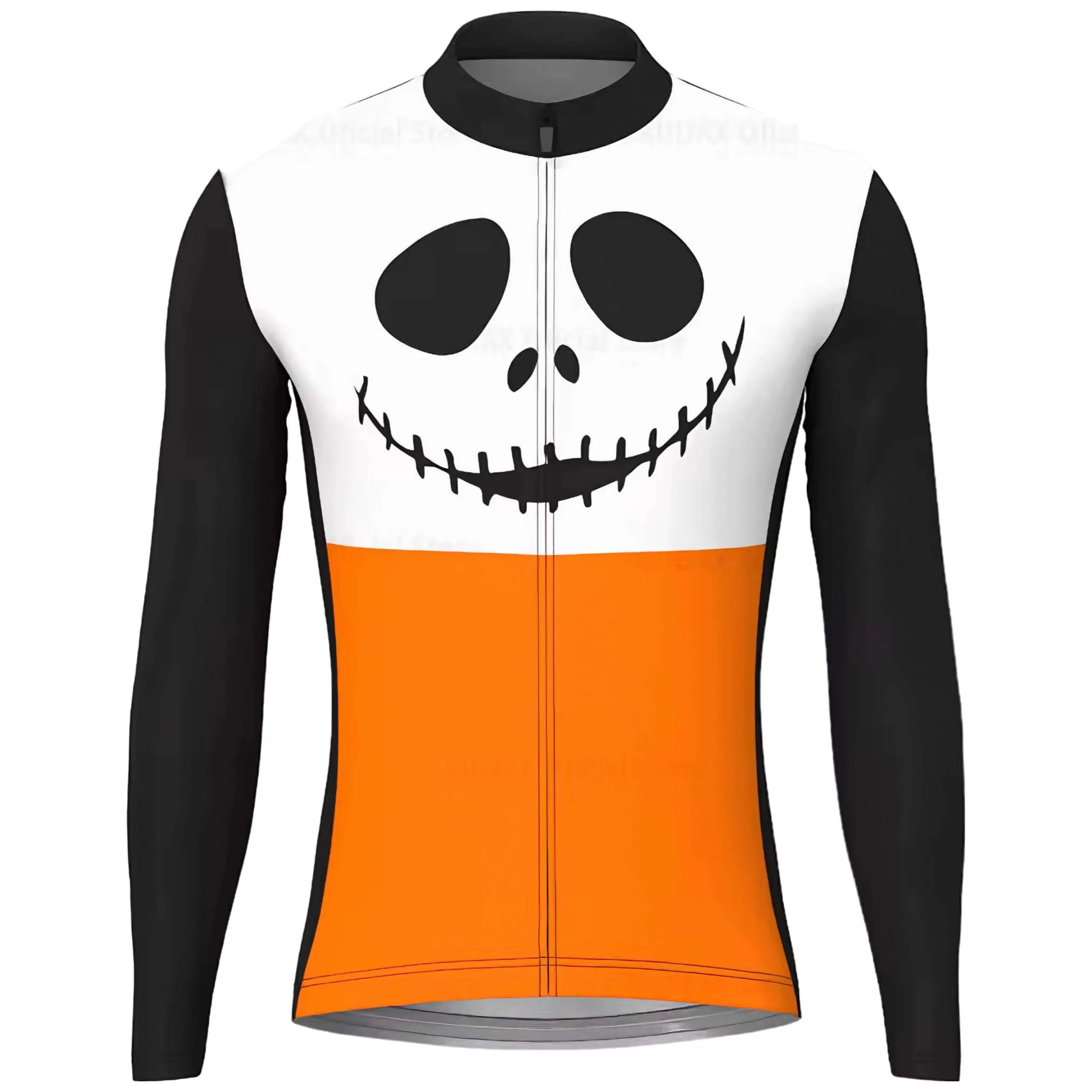 Men's Halloween Thermal Fleece Cycling Jersey - Men's