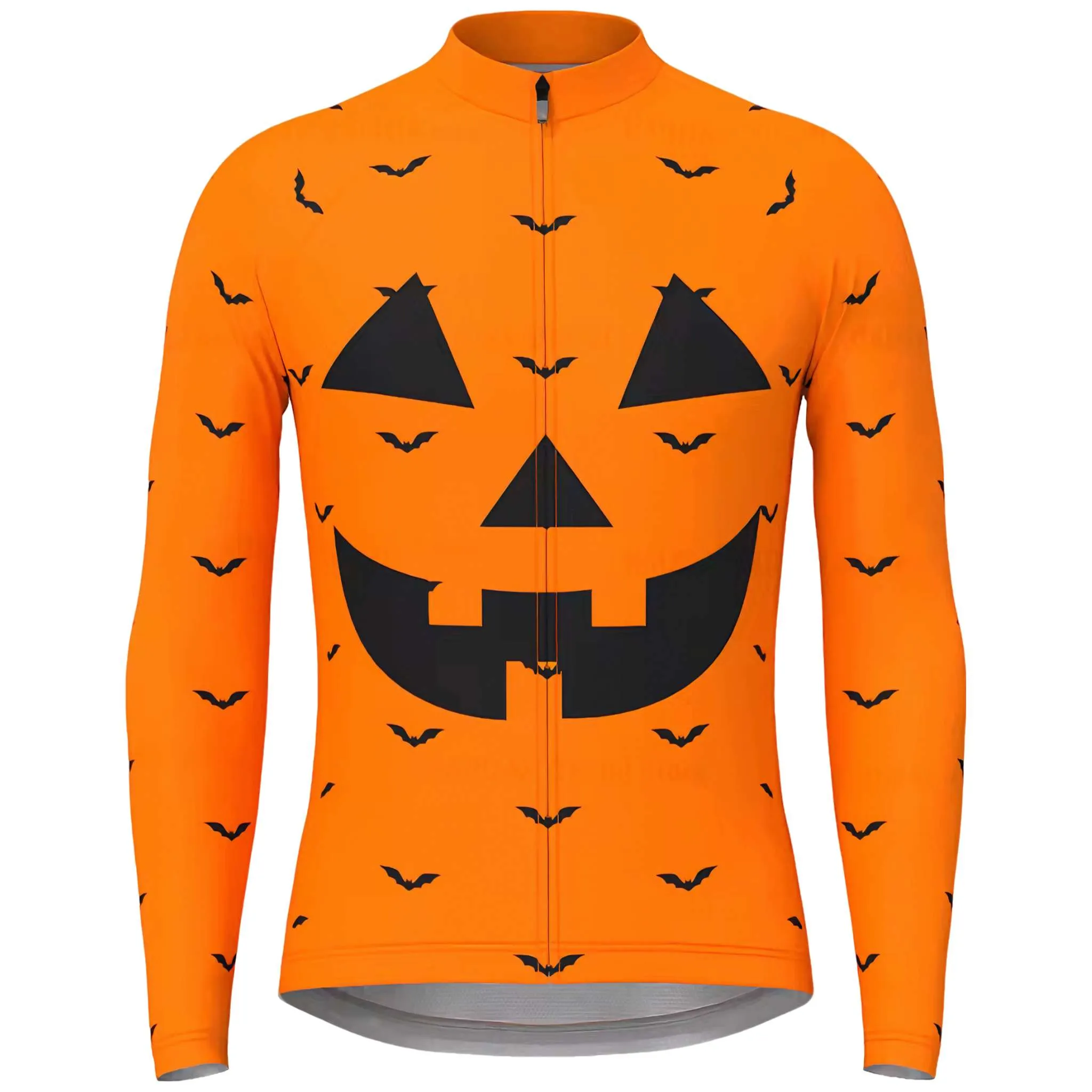 Men's Halloween Thermal Fleece Cycling Jersey - Men's