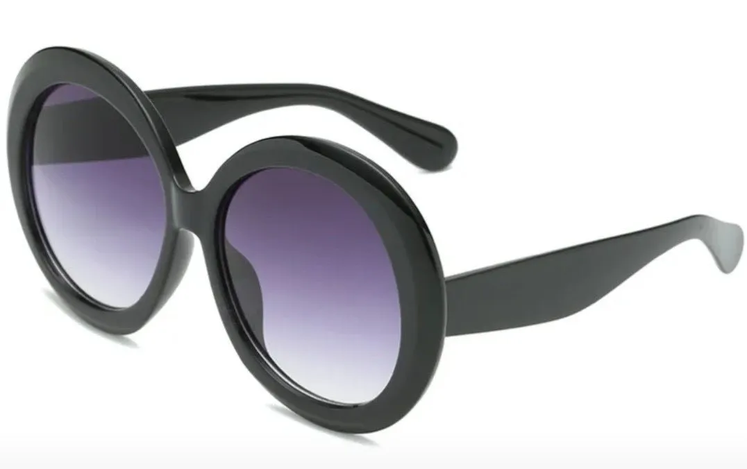 Oversized Round Sunglasses - Comfortable & Stylish Daily Wear