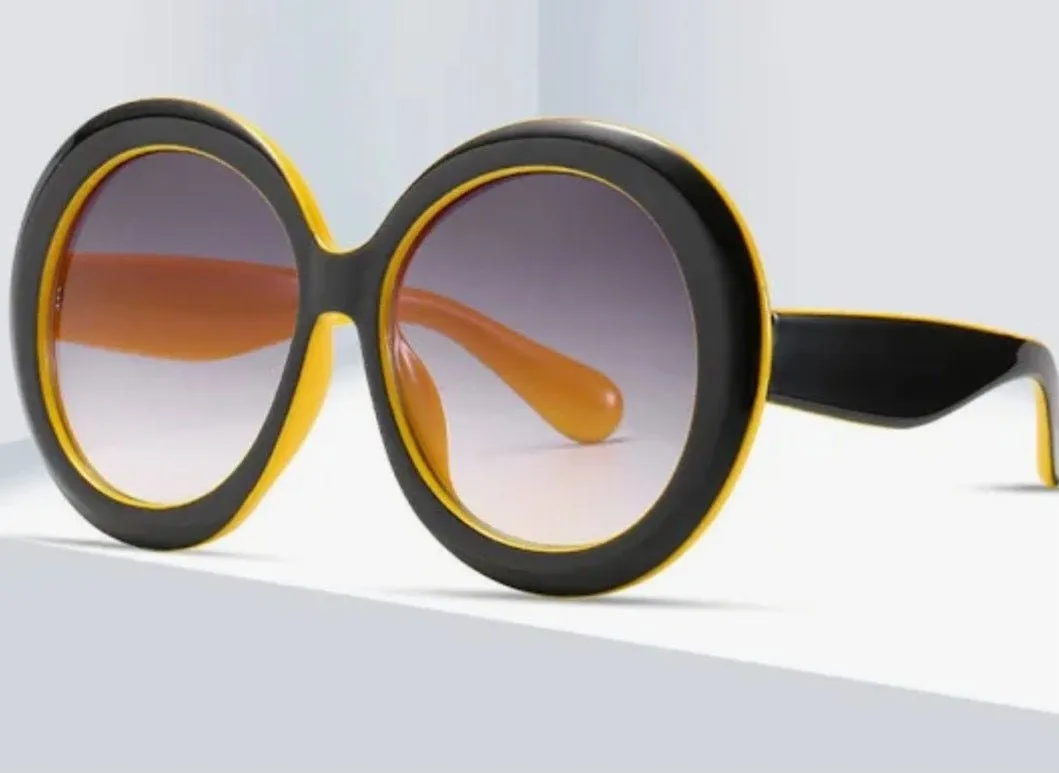 Oversized Round Sunglasses - Comfortable & Stylish Daily Wear