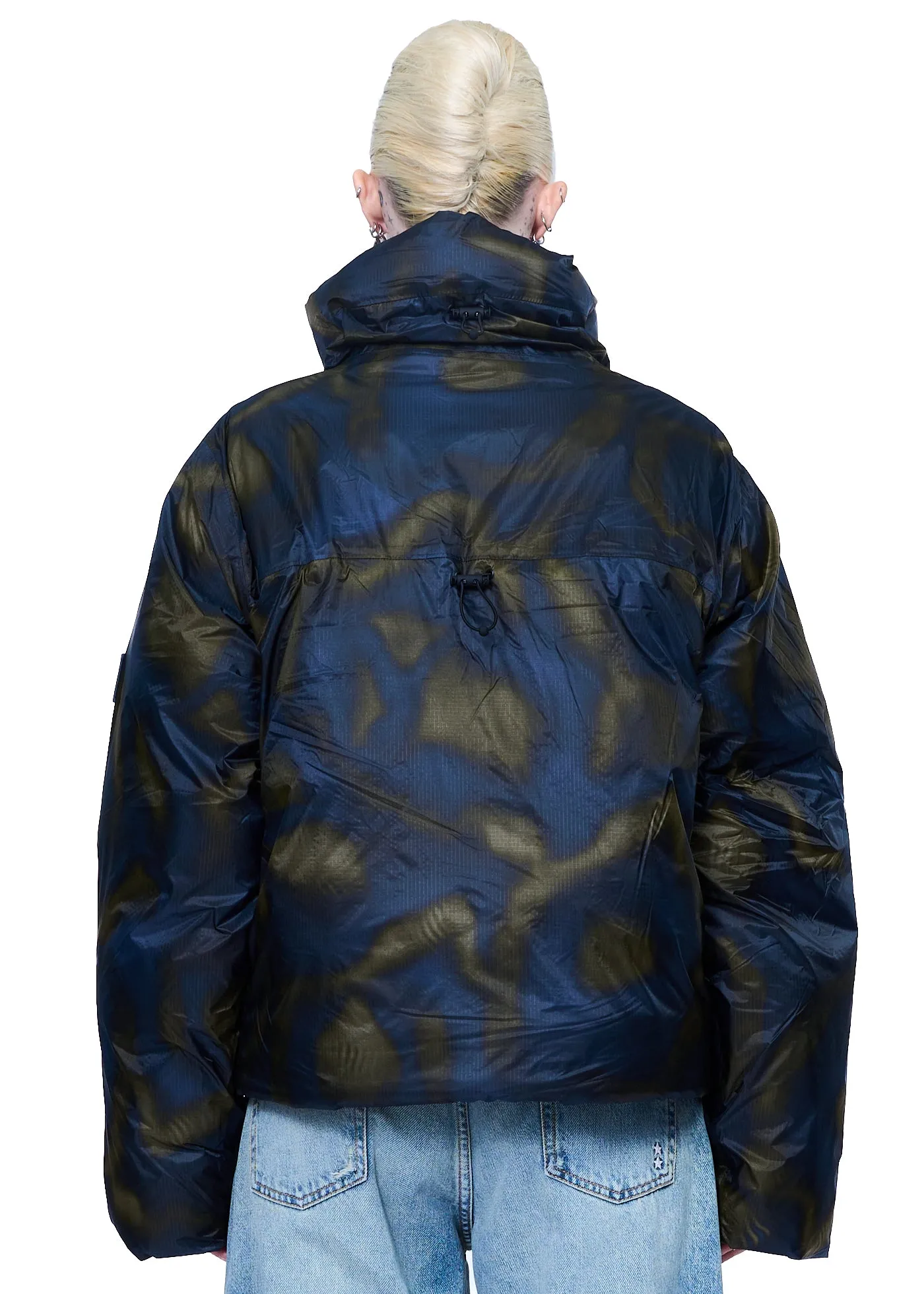 Rains Kevo Short Puffer Jacket W4T3 in Morph