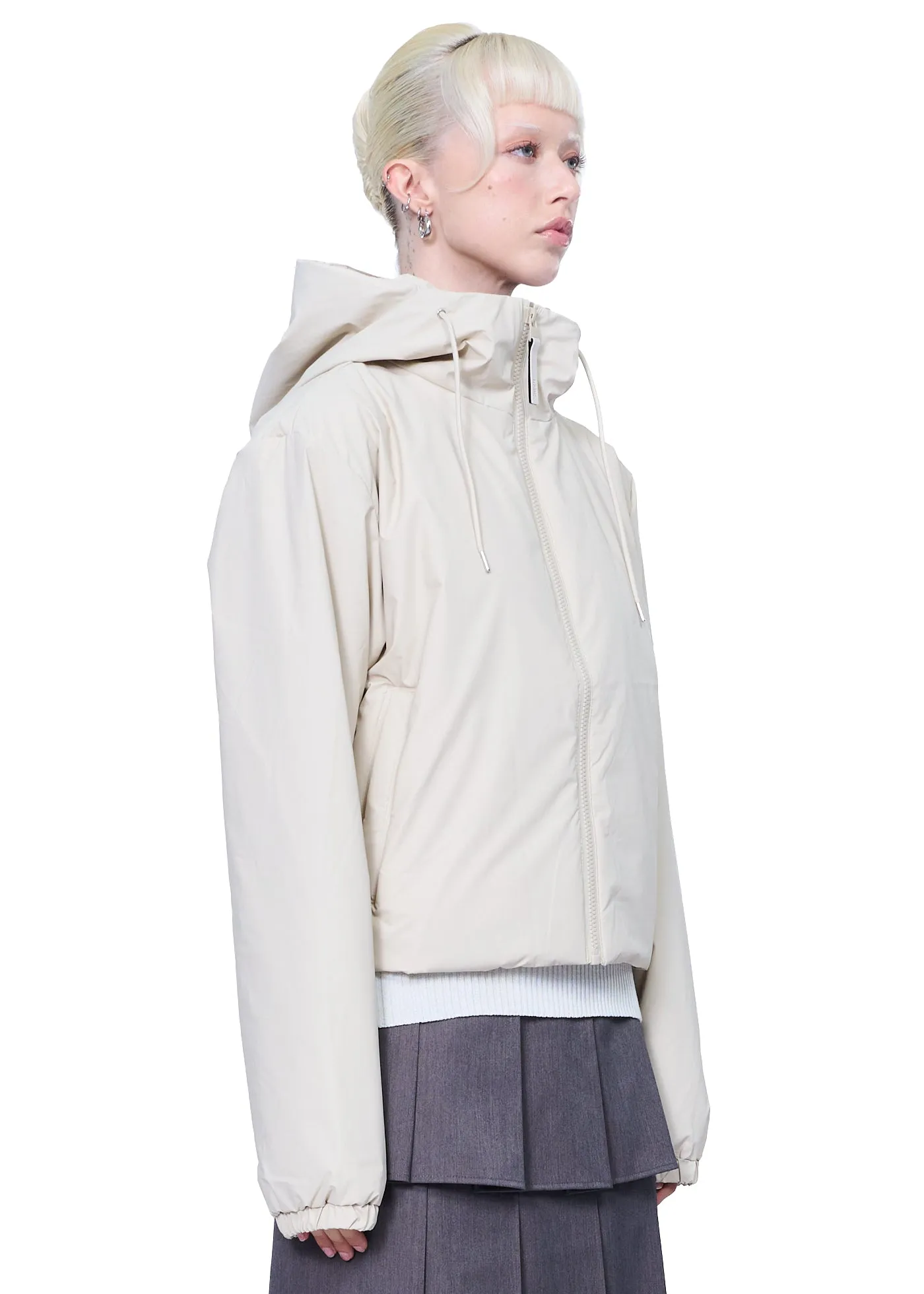 Rains Lohja Short Insulated Jacket W3T1 in Dune