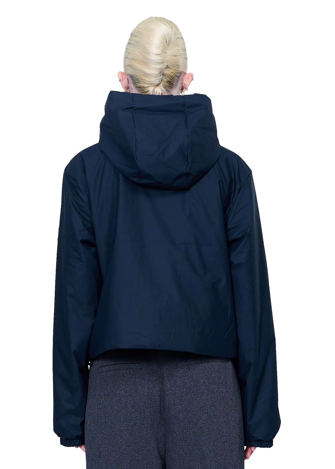 Rains Lohja Short Insulated Jacket W3T1 in Navy