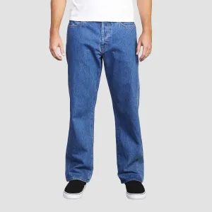 RVCA Americana Baggy Fit Jeans Denim Blue Collar