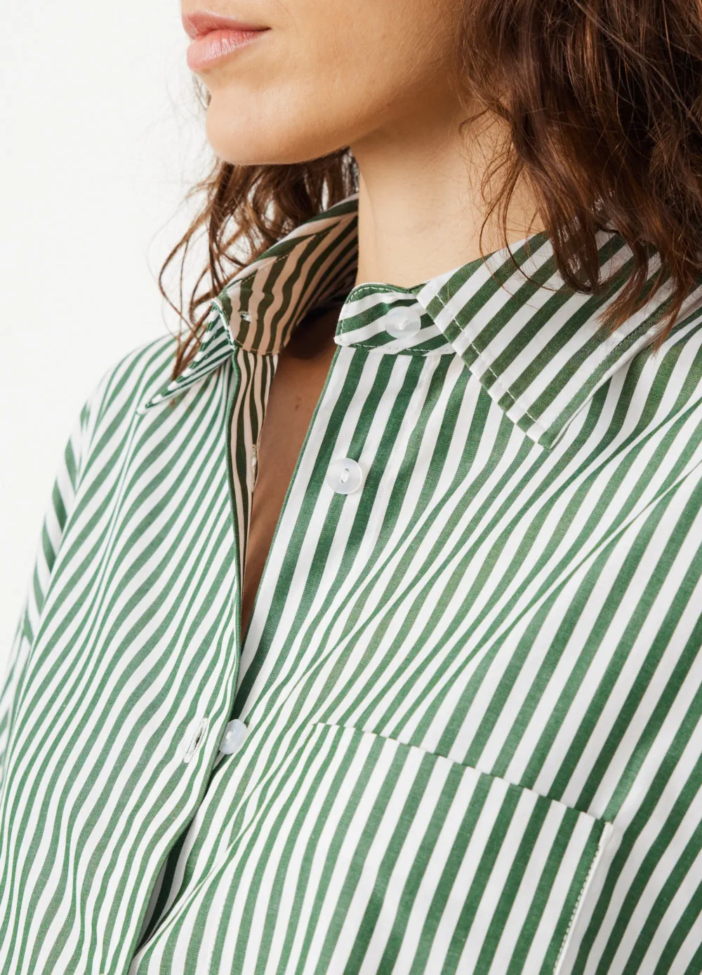 Sally Stripe Shirt Dress