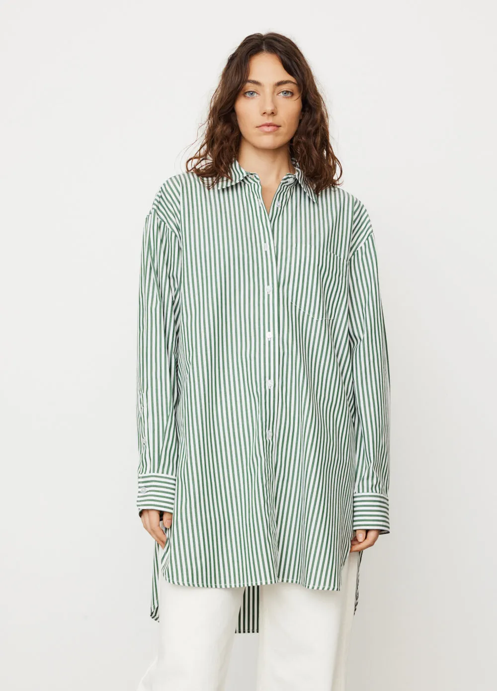 Sally Stripe Shirt Dress