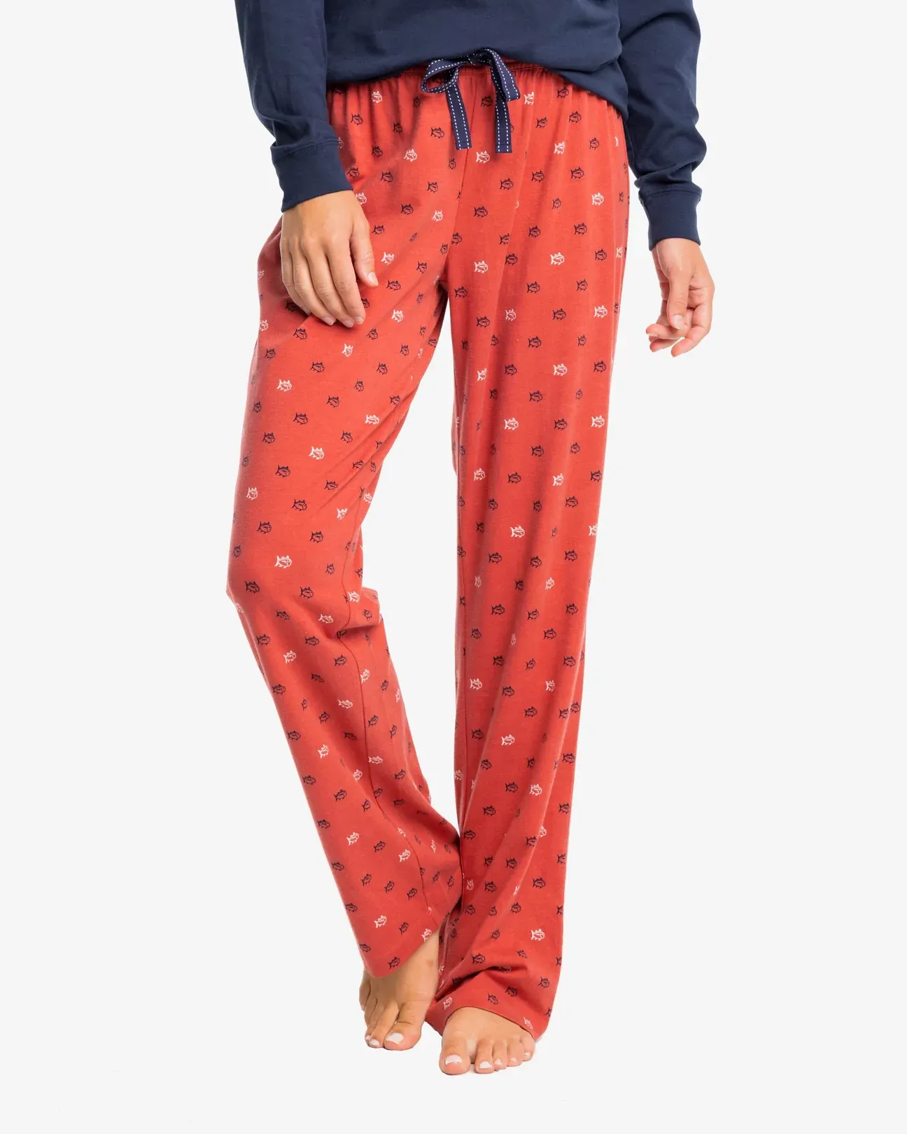 Southern Tide Women's Skipjack Printed Lounge Pant / Mineral Red