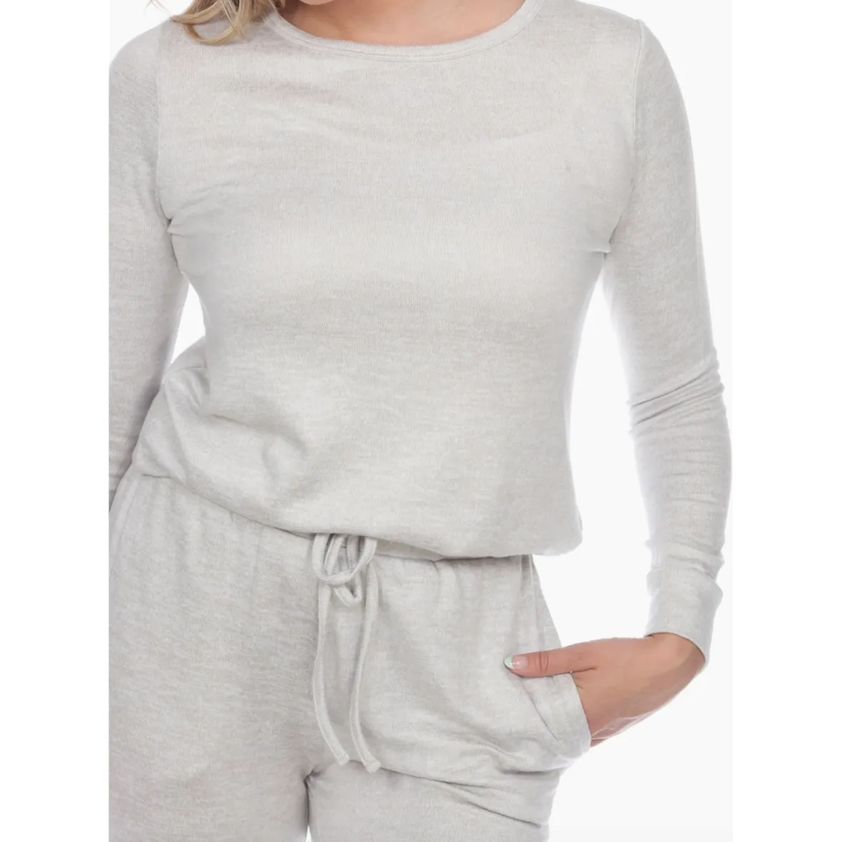 Sunday Heather Grey Loungewear Set