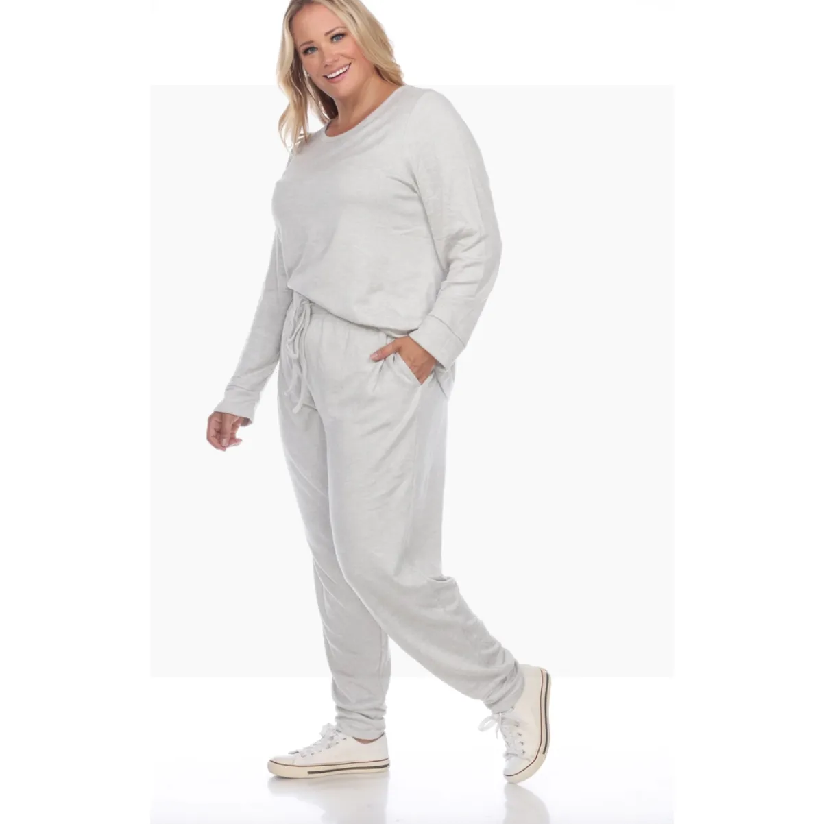 Sunday Heather Grey Loungewear Set