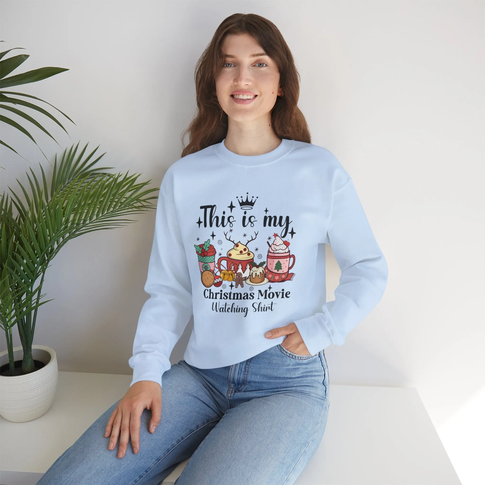 This is My Christmas Movie Watching Sweatshirt - Heavy Blend Crewneck