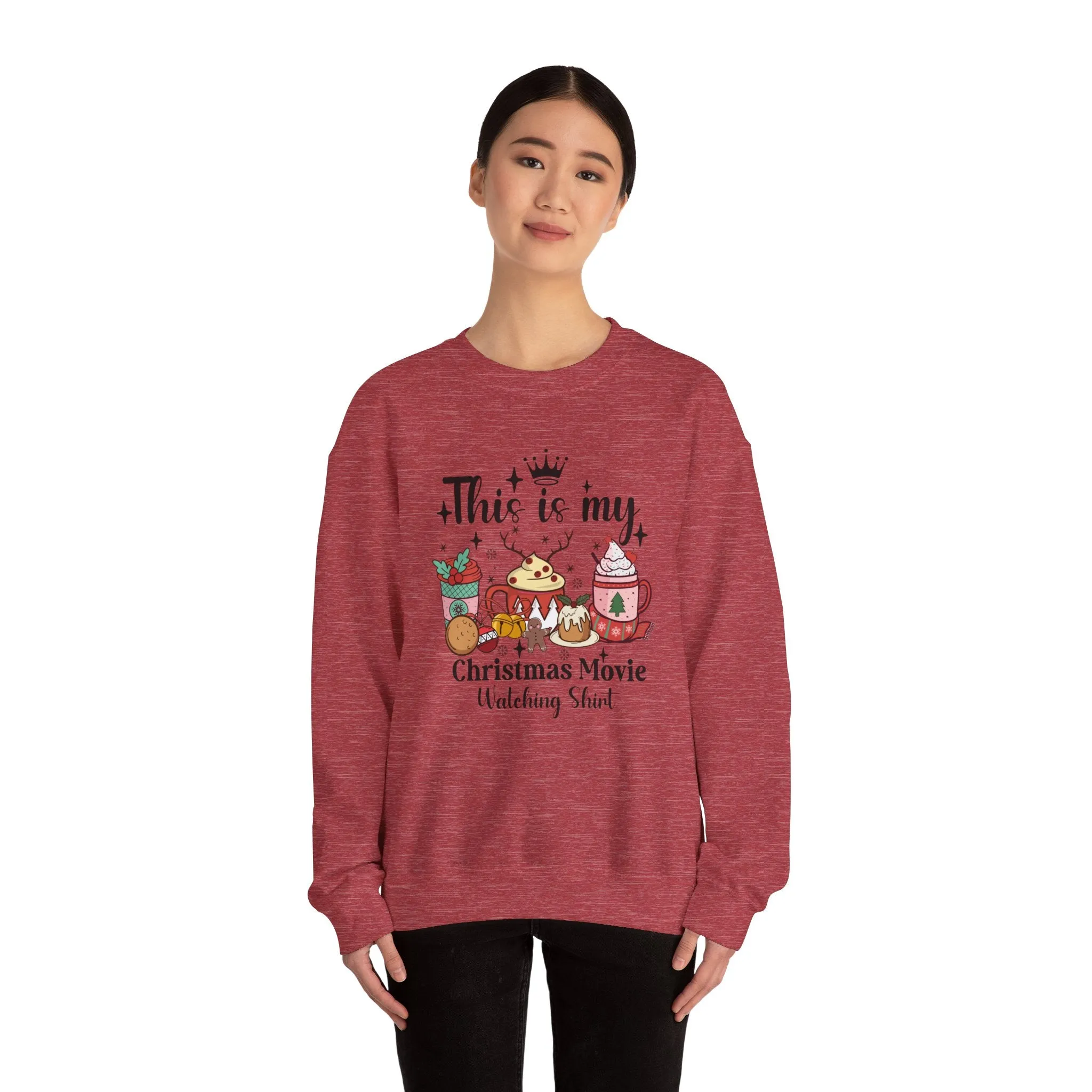 This is My Christmas Movie Watching Sweatshirt - Heavy Blend Crewneck