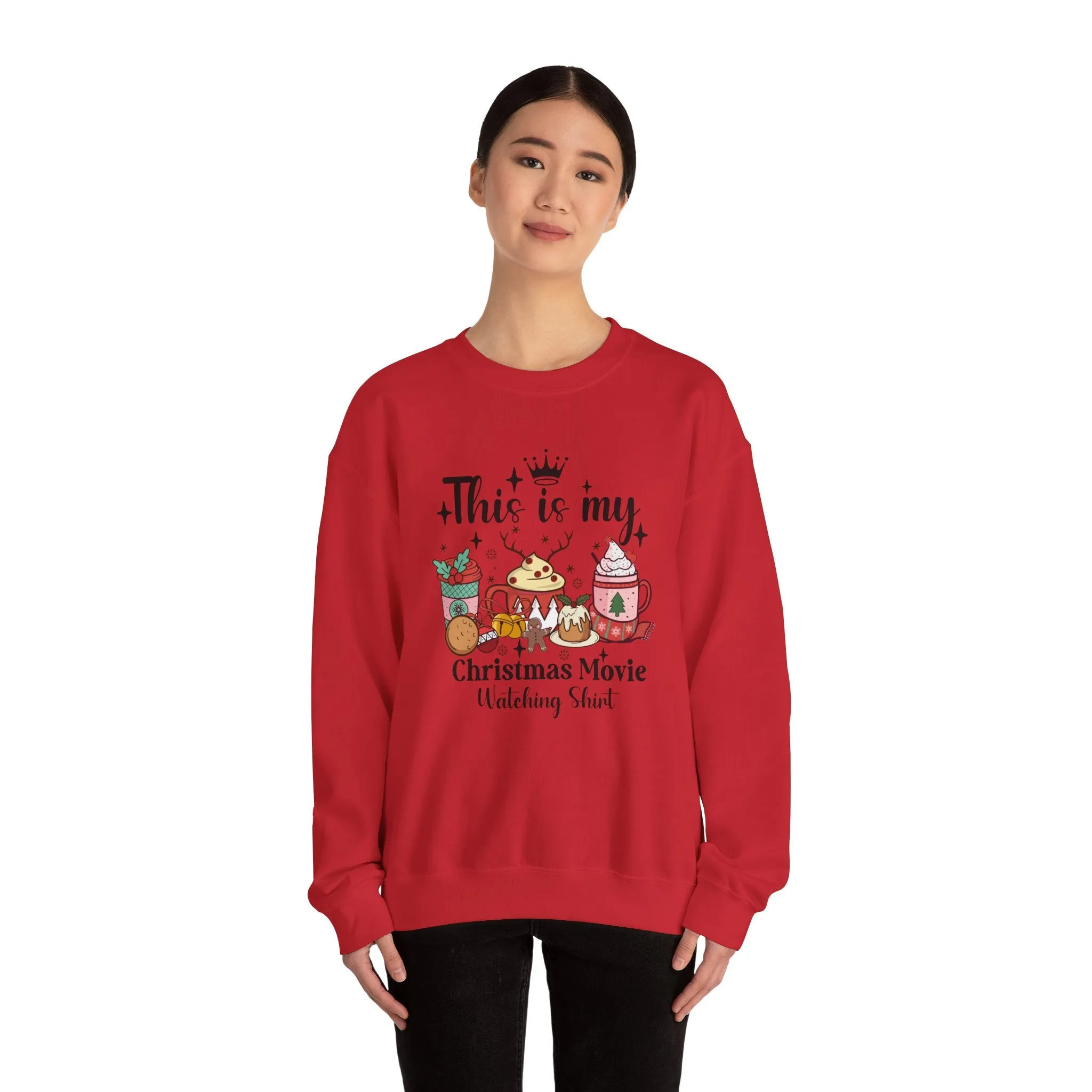 This is My Christmas Movie Watching Sweatshirt - Heavy Blend Crewneck