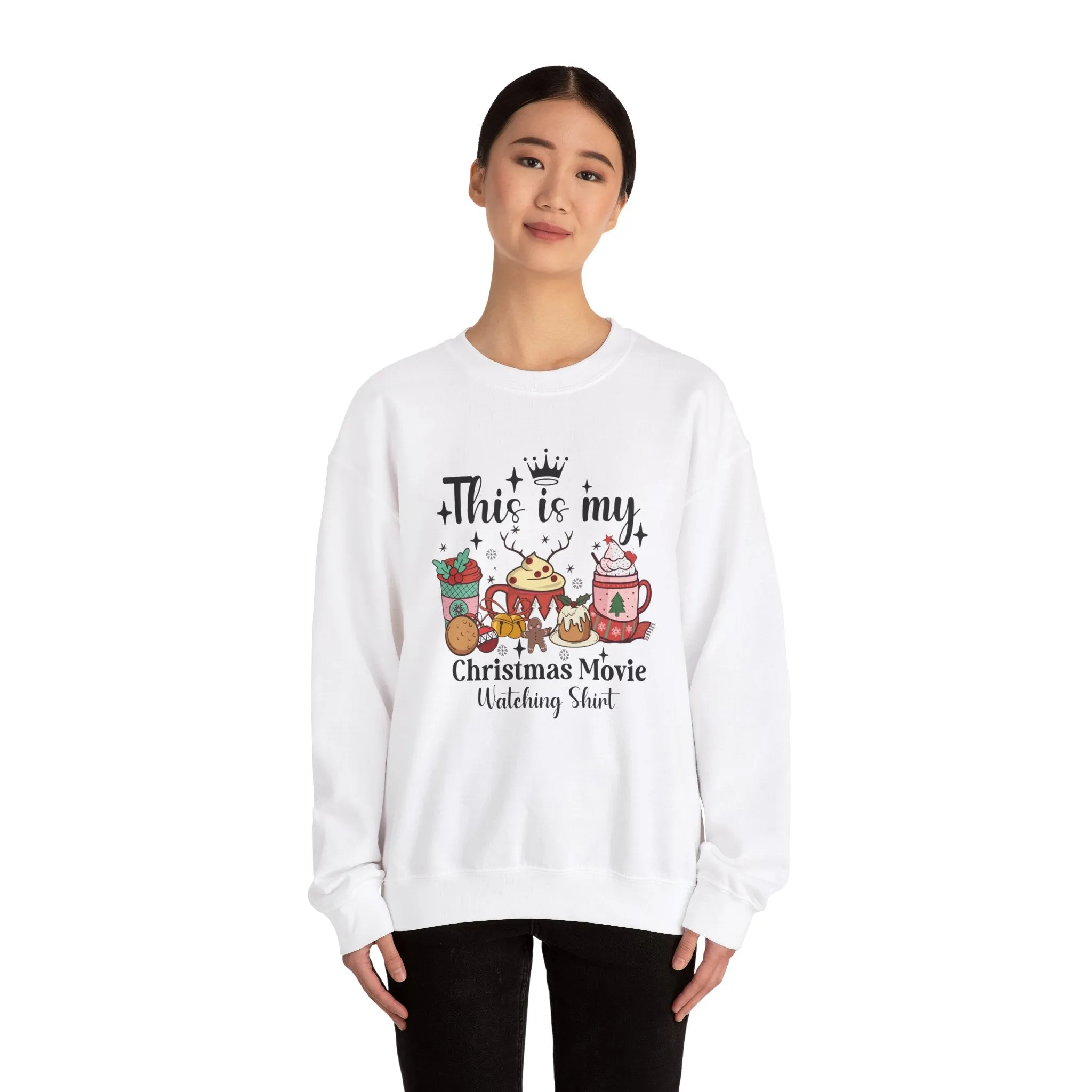 This is My Christmas Movie Watching Sweatshirt - Heavy Blend Crewneck