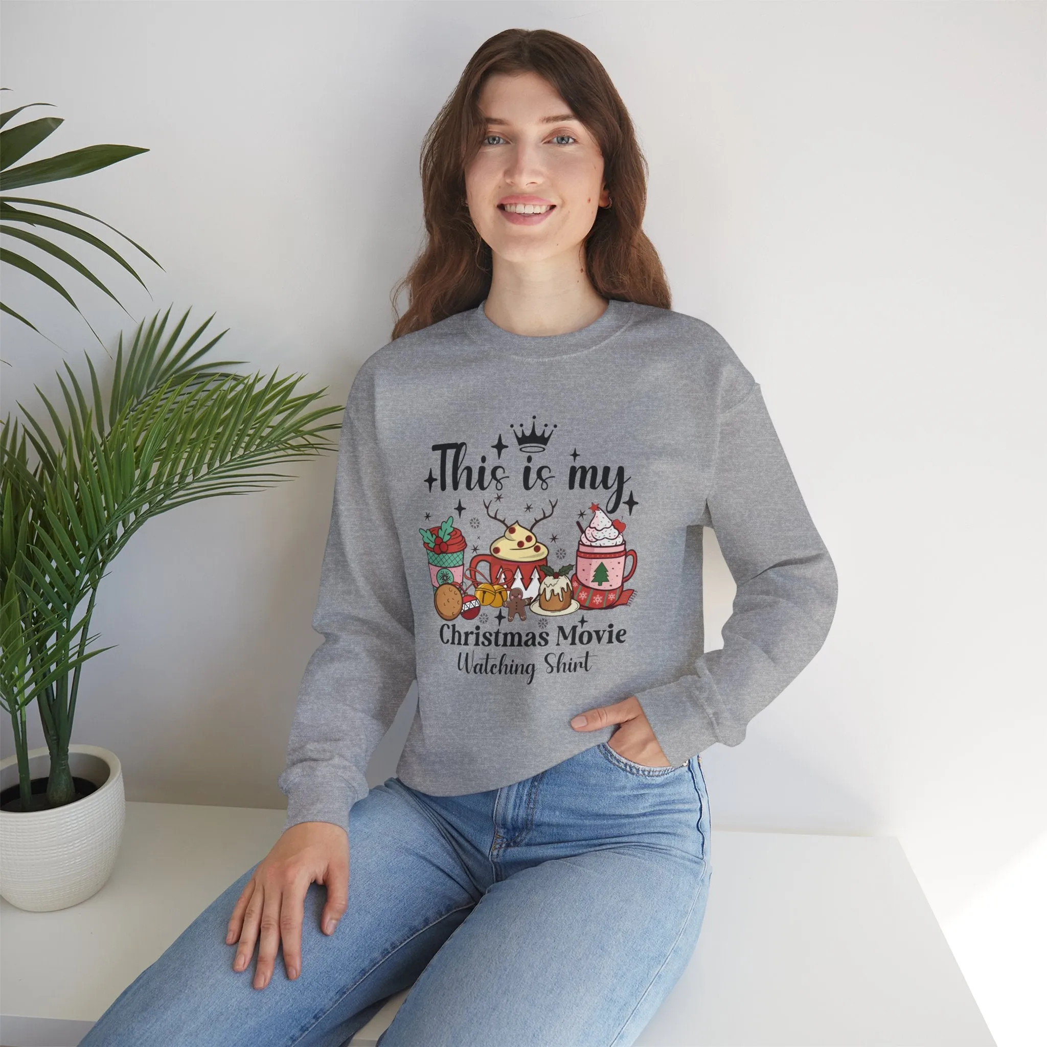 This is My Christmas Movie Watching Sweatshirt - Heavy Blend Crewneck