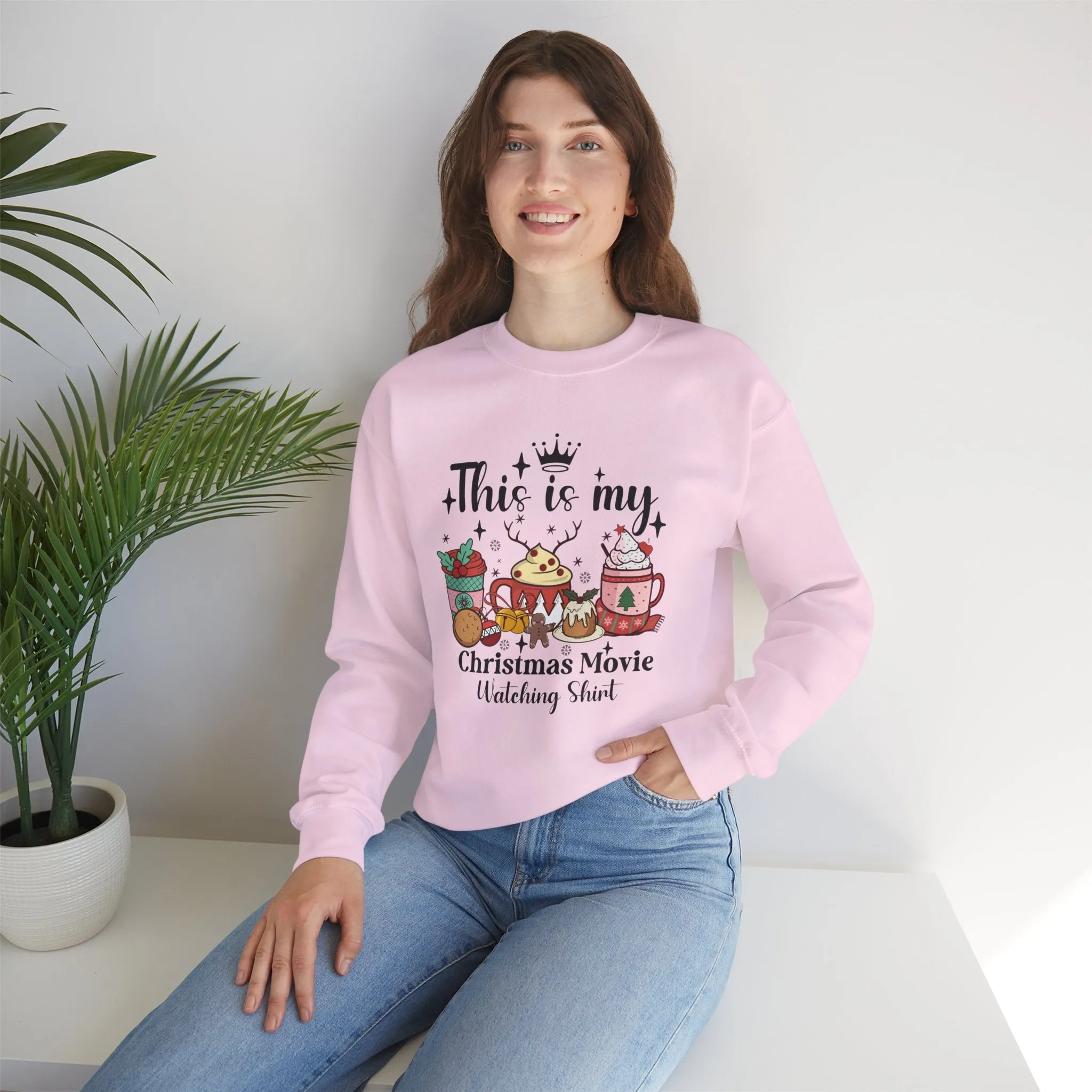 This is My Christmas Movie Watching Sweatshirt - Heavy Blend Crewneck