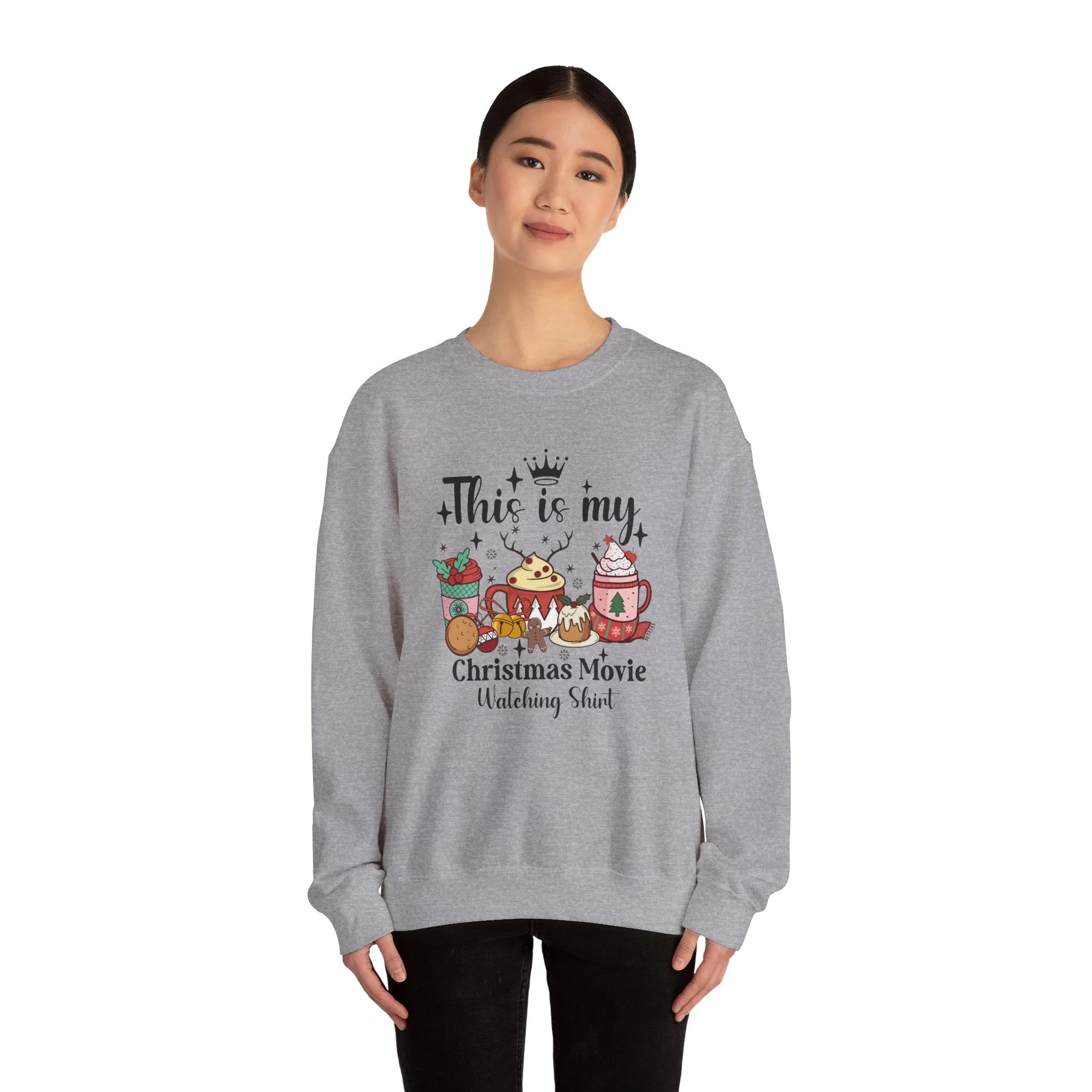 This is My Christmas Movie Watching Sweatshirt - Heavy Blend Crewneck