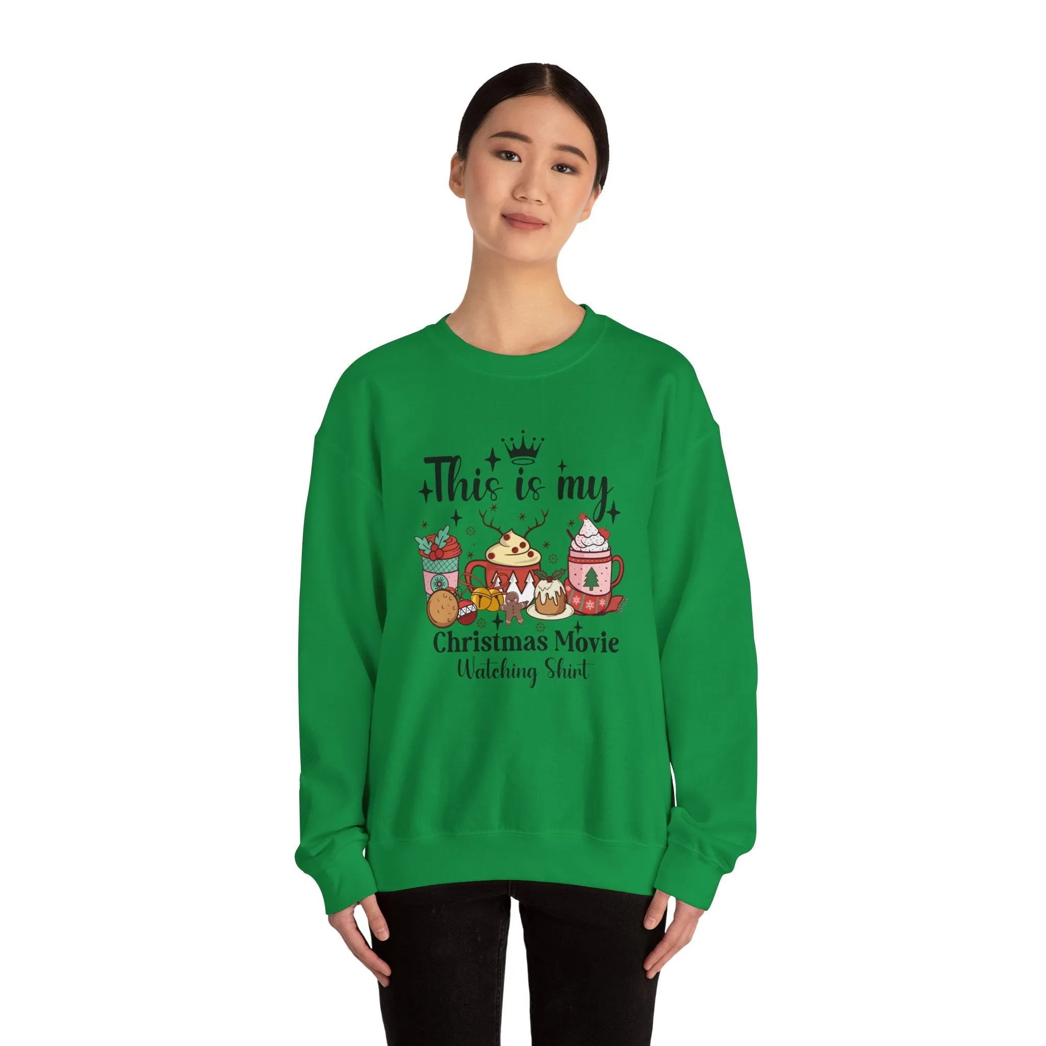 This is My Christmas Movie Watching Sweatshirt - Heavy Blend Crewneck