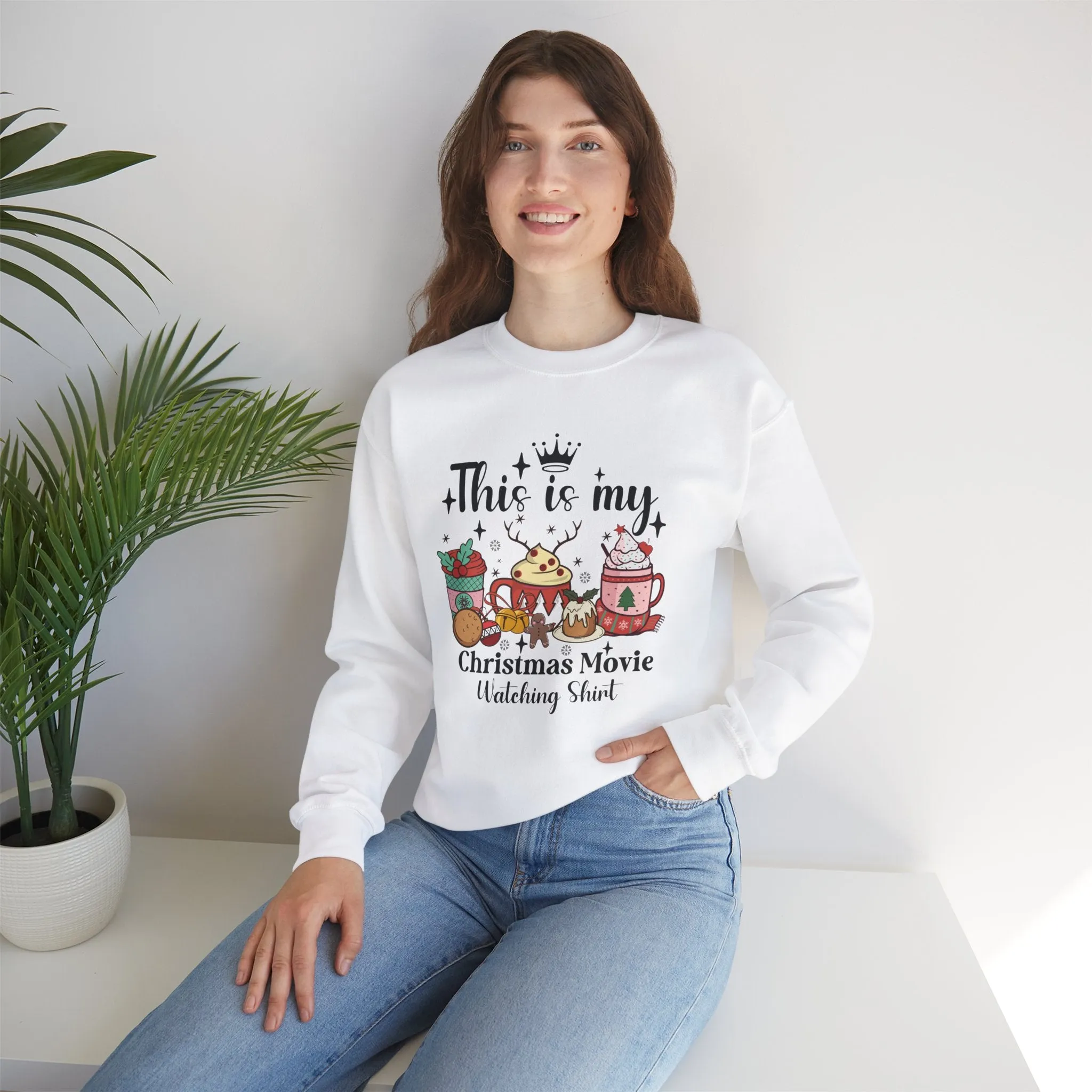 This is My Christmas Movie Watching Sweatshirt - Heavy Blend Crewneck