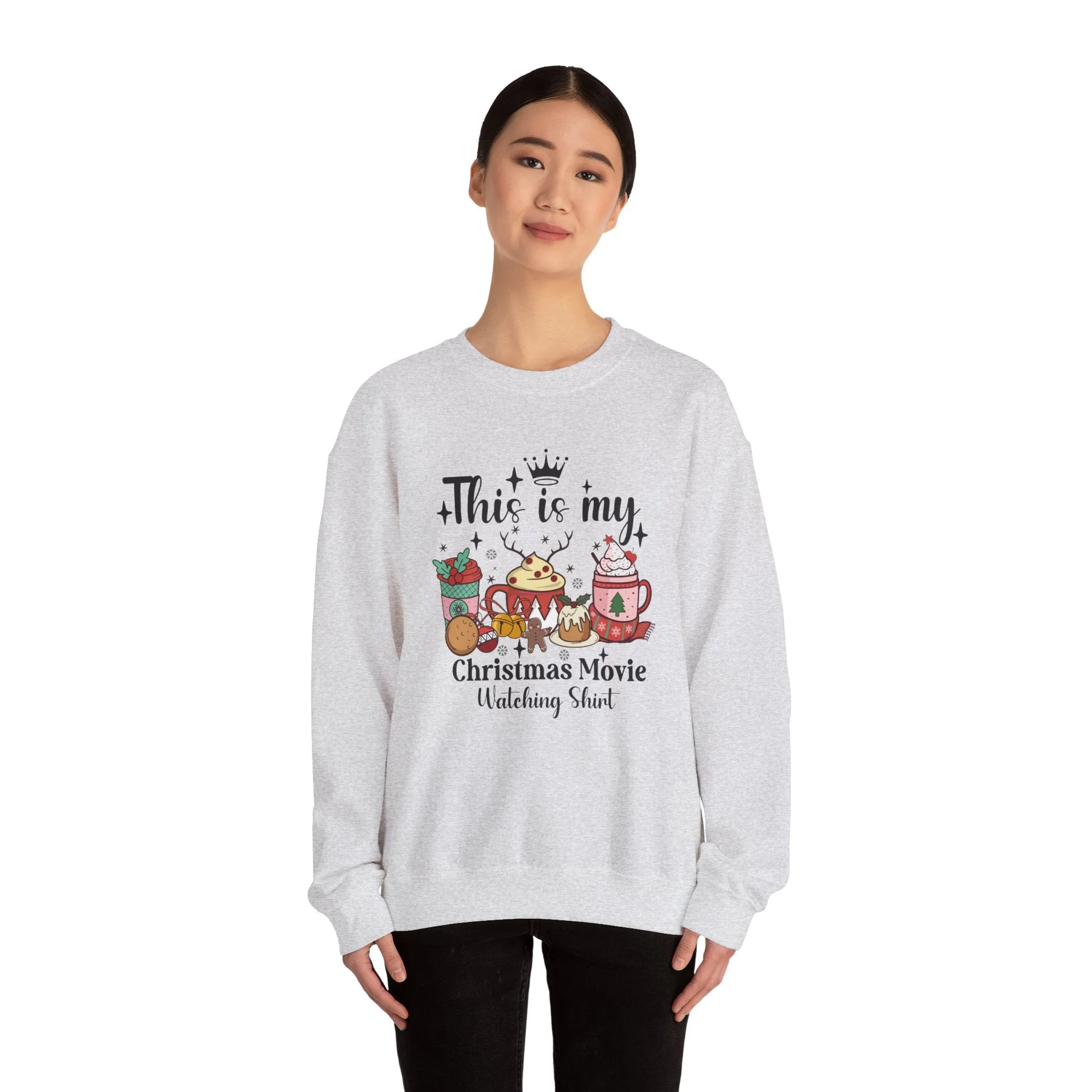 This is My Christmas Movie Watching Sweatshirt - Heavy Blend Crewneck