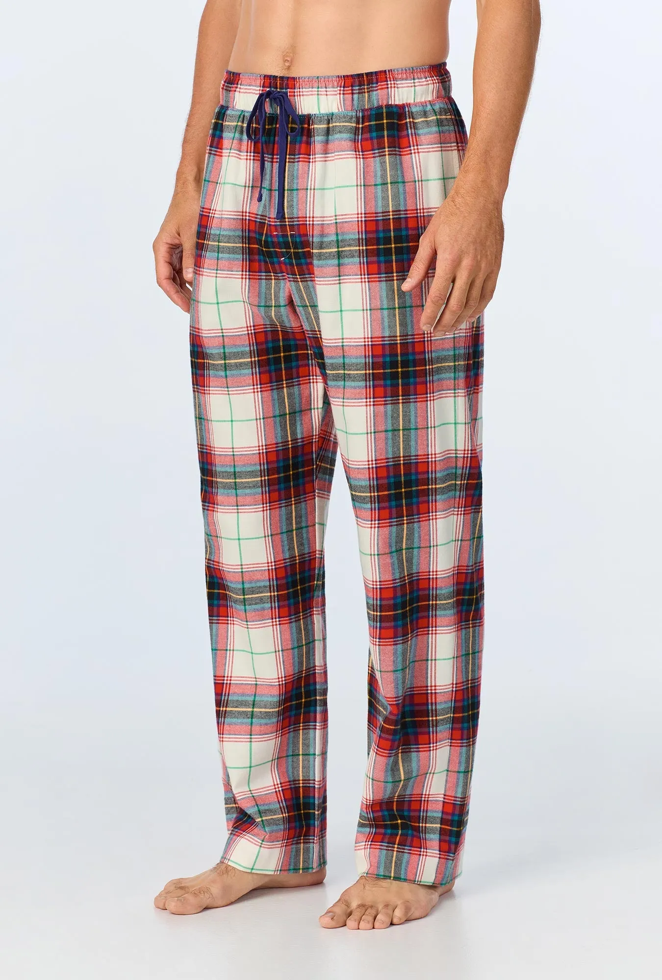 Winter Tartan Men's Woven Portuguese Flannel PJ Pant