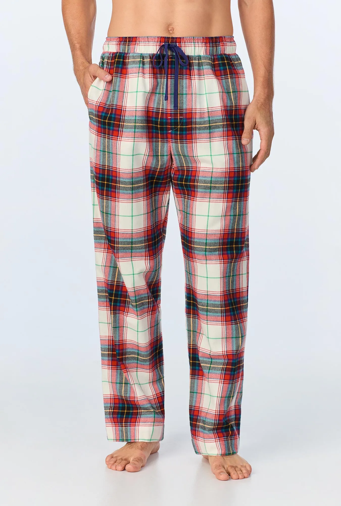 Winter Tartan Men's Woven Portuguese Flannel PJ Pant