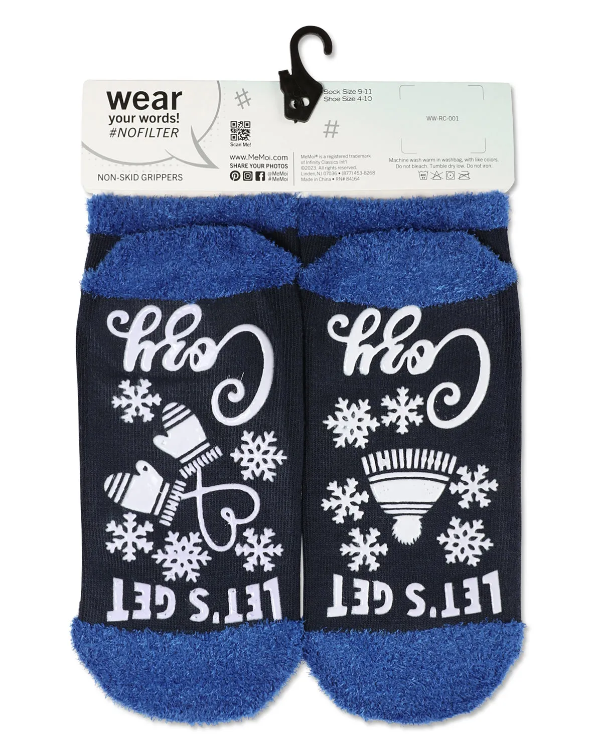 Women's Let's Get Cozy Low-Cut Non-Skid Socks